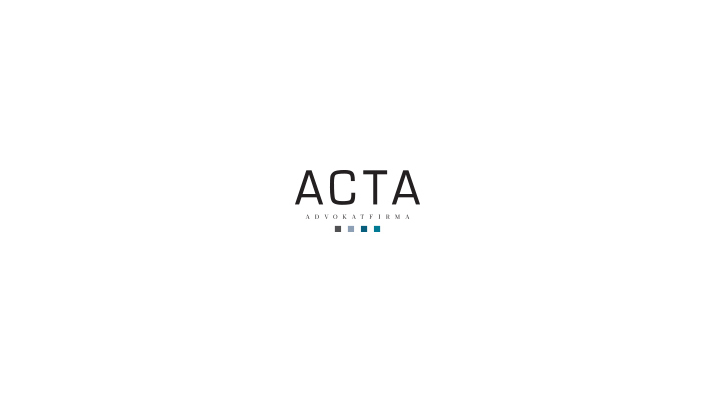 Advokatfirma Acta i Helsingborg